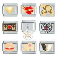 Titanium Steel Basic Plating Animal Heart Shape Jewelry Accessories main image 4