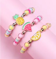 Casual Cute Pastoral Fruit Arylic Rope Zinc Alloy Wholesale Bracelets sku image 1