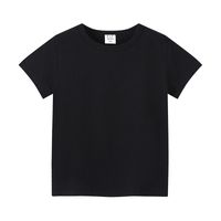 Einfacher Stil Einfarbig Baumwolle T-Shirts & Hemden main image 2