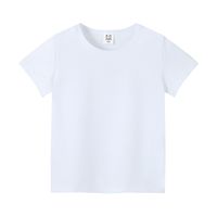 Einfacher Stil Einfarbig Baumwolle T-Shirts & Hemden main image 5