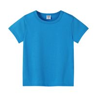 Einfacher Stil Einfarbig Baumwolle T-Shirts & Hemden main image 3
