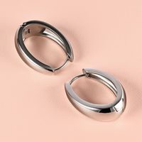 1 Pair Modern Style Simple Style Solid Color Polishing 304 Stainless Steel 18K Gold Plated Earrings sku image 6