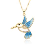 Wholesale Casual Simple Style Animal Copper Inlay Zircon Necklace main image 5