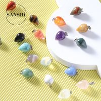 1 Piece 22*16mm Artificial Crystal Agate Water Droplets Pendant main image 3