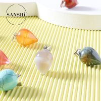1 Piece 22*16mm Artificial Crystal Agate Water Droplets Pendant main image 4