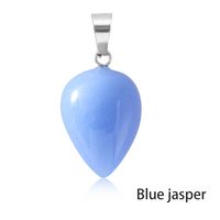 1 Piece 22*16mm Artificial Crystal Agate Water Droplets Pendant sku image 1