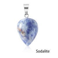1 Piece 22*16mm Artificial Crystal Agate Water Droplets Pendant sku image 13