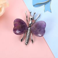 Simple Style Butterfly Amethyst Pendant Artificial Decorations sku image 13