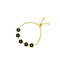 Básico Estilo Moderno Estilo Clásico Flor Arílico Carcasa De Imitación Acero Titanio Enchapado Mujeres Pulsera main image 5