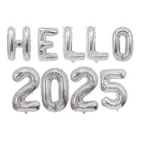 Christmas New Year Glam Letter Aluminum Film Party Balloons sku image 2