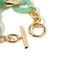 Cartoon Style Color Block Resin Plating Gold Plated Women's Bracelets main image 4