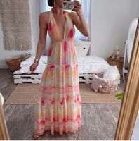 Women's Swing Dress Vacation V Neck Printing Sleeveless Floral Maxi Long Dress Holiday Daily main image 4