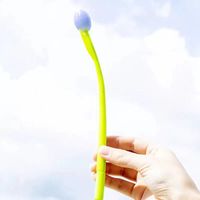 1 Stück Blumen Lernen Täglich PVC Einfacher Stil Gel Stift sku image 1