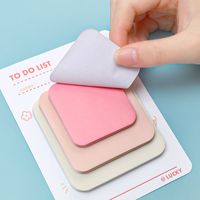1 Piece Solid Color Learning Paper Casual Sticky Note main image 5