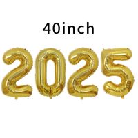 New Year Number Aluminum Film Party Balloons 4 Pieces sku image 19