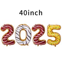 New Year Number Aluminum Film Party Balloons 4 Pieces sku image 30