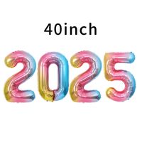 Neujahr Anzahl Aluminiumfolie Gruppe Luftballons 4 Stück sku image 26