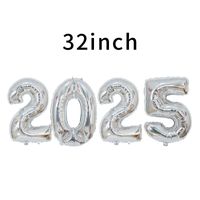 New Year Number Aluminum Film Party Balloons 4 Pieces sku image 9