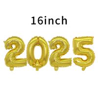 New Year Number Aluminum Film Party Balloons 4 Pieces sku image 6