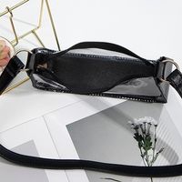 Women's Small PVC Solid Color Basic Classic Style Transparent Pillow Shape Zipper Cosmetic Bag main image 8