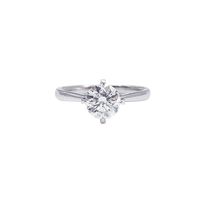 Classic Four-Claw Pt950 Main Stone 1.007ct Total Weight 3.60G Net Weight 3.40G sku image 1