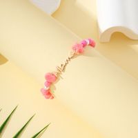 Cute Lady Sweet Letter Shell Arylic Imitation Shell Beaded Mother'S Day Women's Bracelets main image 6