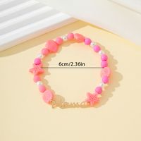 Cute Lady Sweet Letter Shell Arylic Imitation Shell Beaded Mother'S Day Women's Bracelets main image 2