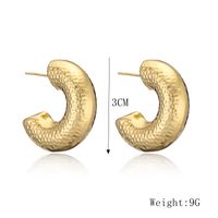1 Pair Elegant Streetwear Heart Shape Plating Copper Gold Plated Ear Studs sku image 5