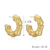 1 Paar Elegant Strassenmode Herzform Überzug Kupfer Vergoldet Ohrstecker sku image 6