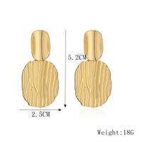 1 Paar Elegant Strassenmode Herzform Überzug Kupfer Vergoldet Ohrstecker sku image 4