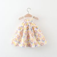 Cute Flower Cotton Girls Dresses main image 6