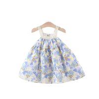 Cute Flower Cotton Girls Dresses main image 4