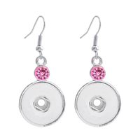 1 Pair Alloy Solid Color Earring Findings sku image 7