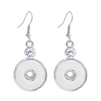 1 Pair Alloy Solid Color Earring Findings sku image 5