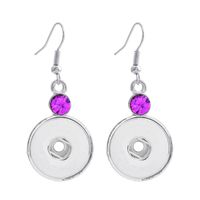 1 Pair Alloy Solid Color Earring Findings main image 2