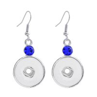 1 Pair Alloy Solid Color Earring Findings sku image 2