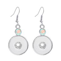 1 Pair Alloy Solid Color Earring Findings sku image 8