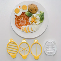 Simple Style Color Block Plastic Egg Cutter 1 Piece main image 5