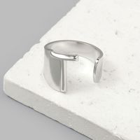 Simple Style Letter Ferroalloy (201 Stainless Steel) Open Rings In Bulk sku image 20