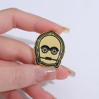 Cartoon Style Cowboy Style Space Capsule Helmet Alloy Stamping Stoving Varnish Men's Brooches main image 3