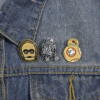 Cartoon Style Cowboy Style Space Capsule Helmet Alloy Stamping Stoving Varnish Men's Brooches main image 6