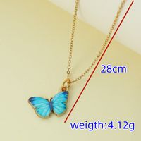 Wholesale Jewelry Elegant Cute Butterfly Alloy Pendant Necklace main image 2
