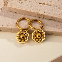 1 Pair Casual Sweet Commute Geometric Plating 304 Stainless Steel 18K Gold Plated Drop Earrings main image 7