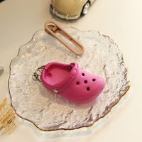 Cute Shoe Plastic Unisex Bag Pendant Keychain sku image 9