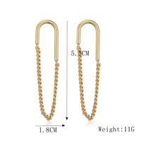1 Pair Elegant Streetwear Heart Shape Plating Copper Gold Plated Hoop Earrings sku image 1