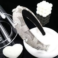 Women's Simple Style Geometric Rhinestone Hair Band sku image 2