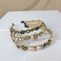 Women's Baroque Style Pearl Alloy Hair Band main image 1