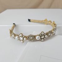 Women's Baroque Style Pearl Alloy Hair Band main image 4