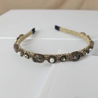Women's Baroque Style Pearl Alloy Hair Band sku image 3
