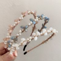 Women's Simple Style Geometric Artificial Pearl Hair Band main image 1